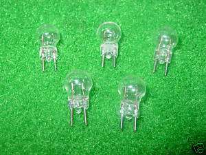 12 6  VOLT TWO PIN BASE BULBS FOR LIONEL TRAINS 195 FLOODLIGHT TOWER 