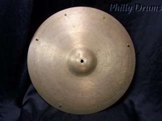 Nice Vintage Zildjian 20 Ride Sizzle Cymbal 4.13lb  