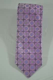 Black Brown 1826 Mens Purple Floral Tie NWT RTL $49  
