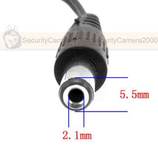 5M 2.1/5.5mm Extension Cable for DC Power Supply CCTV  