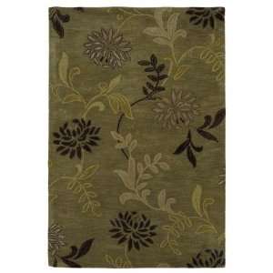  KAS Florence Floral Green 4564 Returnable Sample Swatch 