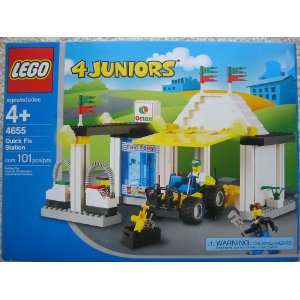  LEGO 4 Juniors 4655 Quick Fix Gas Service Station Toys 