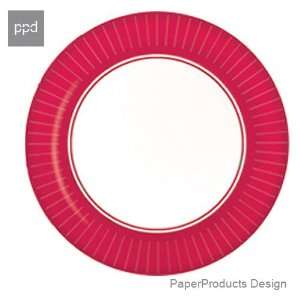  Paper Plates 87162 Red Dessert Plate 