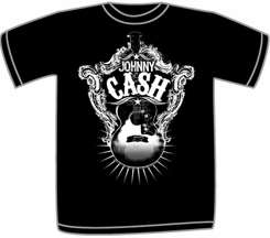 Johnny Cash Guitar Shield Toddler Shirt All Sizes New  