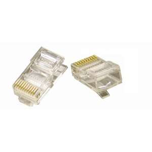  Cables to Go 4744 RJ45 10x10 Modular Plug for Flat 