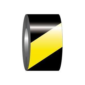  Reflective Marking Floor Tapes, 3 X 15 ft.   STRIPED BLACK/YELLOW 