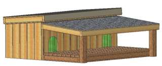   DOG HOUSE PLANS, 15 TOTAL, LARGE DOG, EASY TO BUILD PLANS ON CD  