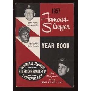   Famous Sluggers Yearbook Mantle EXMT   College Programs And Yearbooks
