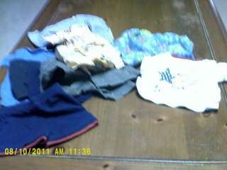 Baby Boy 10 Piece Summer Clothing Lot  USED  0 6 months .