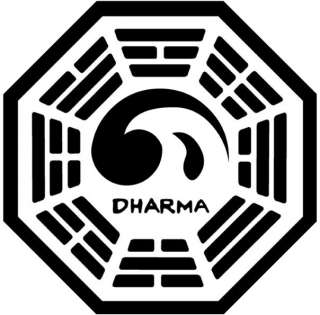 Lost Dharma Logo Locke Jack Kate Sawyer Custom T shirt  