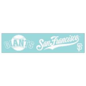  San Francisco Giants Die cut decal 4x17 