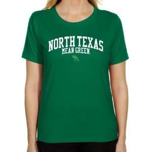  North Texas Mean Green Ladies Team Arch Classic Fit T 