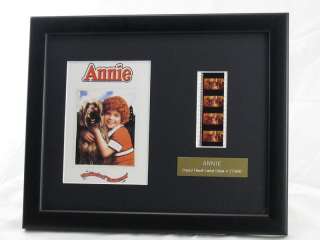 Orphan Annie Movie Film Cells Plaque Limited to 1,000  