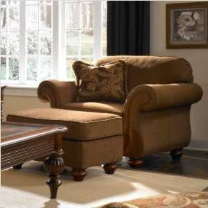  Bundle 64 Cierra Chair and a Half and Ottoman Set in Brown 