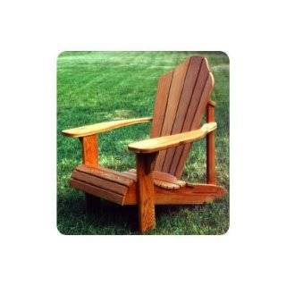 Resort Adirondack Chair Plan (Woodworking Plan) by Woodcraft Plans