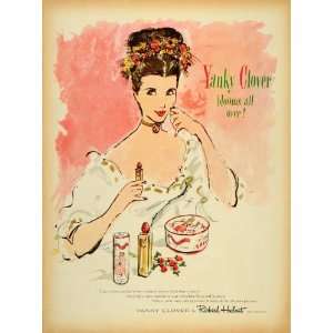  1946 Ad Yanky Clover Dusting Powder Perfume Talc Toilet 