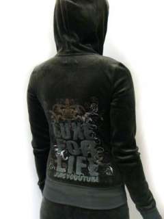 NWT Juicy Couture Luxe For Life Velour Hoodie Pant Tracksuit Wholeset 
