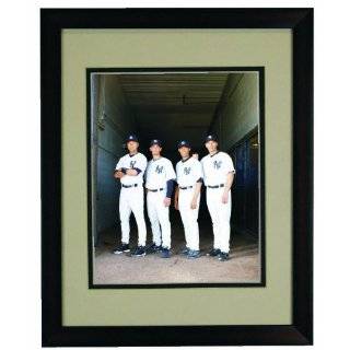 New York Yankees Core Four  Jeter, Pasada, Pettitte, Rivera Framed 8 