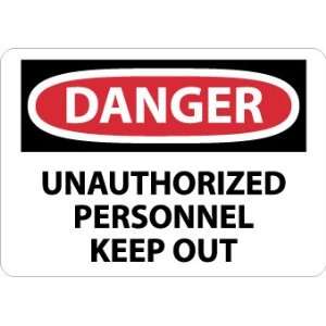  SIGNS UNAUTHORIZED PERSONNEL KEEP O