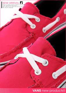 Brand New Vans Zapato Del Barco Virtual Pink / Black Shoes #V249 