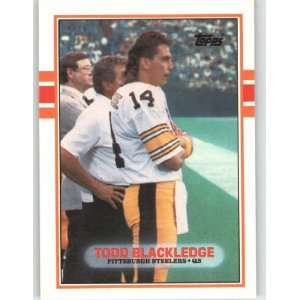  1989 Topps Traded #31 Todd Blackledge   Pittsburgh 