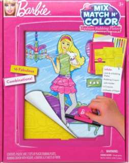   Barbie Mix, Match n Color Fashion Rubbing Plates by 