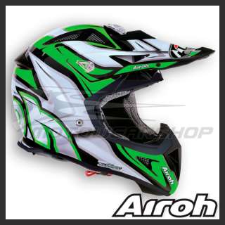 Airoh AVIATOR WINGS Motocross Enduro Helmet   Green  