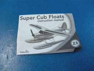 HobbyZone Super Cub LP Float Floats Set R/C RC Airplane HBZ7390 Z Foam 