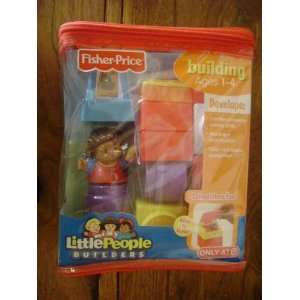 Little People Builders School Time Fun Blocks & Figure