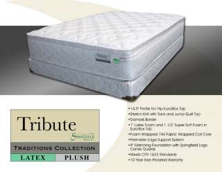 Full Size 7.5 Mattress with Foundation By Posture Imperial  