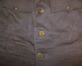 WW2 US Navy Pilots Khaki Cotton Service Dress Jacket Dated 1944 