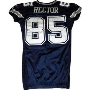 Jamaica Rector #85 2006 Cowboys Game Used Navy Jersey (Size 44 Prova 