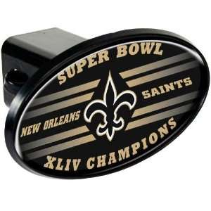  New Orleans Saints Super Bowl XLIV Champions Trailer Hitch Cover