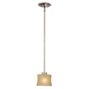  Aube Collection Brushed Pewter Mini Pendant Chandelier 