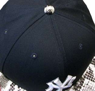 New York Yankees snake skin SNAPBACK hat like Jay Z Kanye Otis Video 