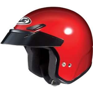 HJC CS 5N Open Face Motorcycle Helmet Candy Red XXS 2XS 0835 0121 02 