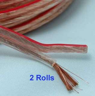 Rolls of 12 Gauge AWG 50 ft 15M Speaker Wire Cable  