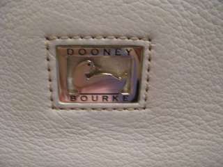 Dooney & Bourke Dillen II Janine IVORY WHITE Leather Satchel Handbag 