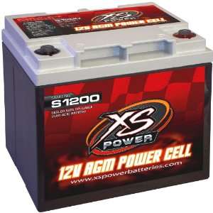  XS Power S1200 AGM Racing Series 2600 Max Amp 725 Cranking 