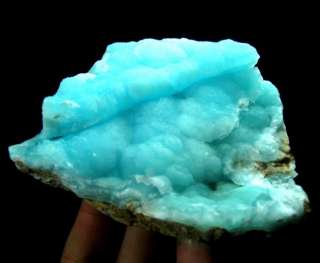 Blue Hemimorphite Crystal Crust Specimen hmyn2ie0122  