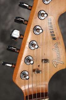 original 1966 Fender MUSTANG slab board WHITE  