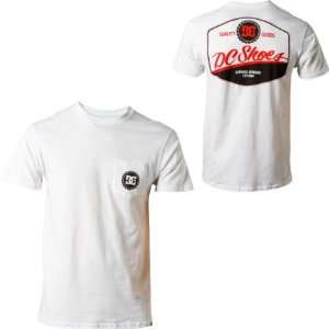  DC Bottlecap T Shirt   Short Sleeve   Mens White, XL 