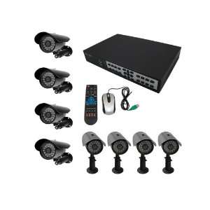  Aposonic 8 Channel Security System A BR2208 C500 