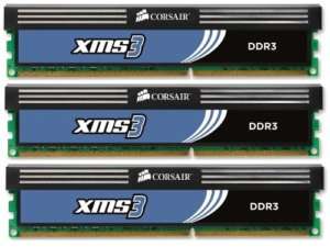 CORSAIR ddr3 (PC3 12800)1600 6gb 3x2gb CMX6GX3M3A1600C9  