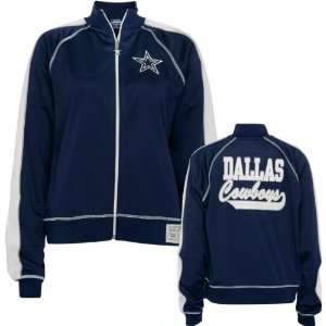  Dallas Cowboys Womens Disco Track Jacket Sports 