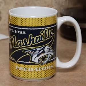    NHL Nashville Predators 15oz. Ceramic Jersey Mug