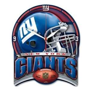  New York Giants High Def Plaque Style Wall Clock Sports 