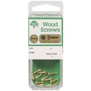   Cd/12 x 20 Hillman Brass Wood Screws (7206)