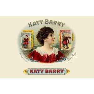  Katy Barry   12x18 Framed Print in Gold Frame (17x23 