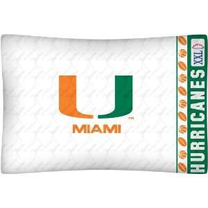 Miami Hurricanes Pillow Case